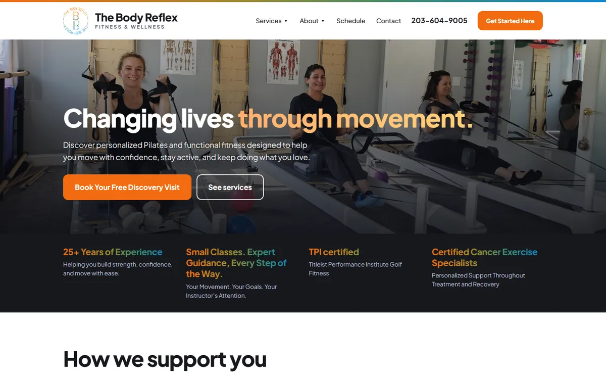 The Body Reflex homepage